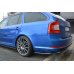 Накладки сплиттеры на задний бампер на Skoda Octavia II RS Combi рестайл